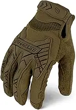 IRONCLAD Command Tactical Impact, Touch Screen Gloves Conductive Palm and Fingers, Impact Protection, Durable, Performance Fit, Machine Washable, Sized S, M, L, XL, XXL (1 Pair)