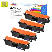 4PK CF230A Toner Compatible With HP 30A LaserJet Pro M203dw M203dn MFP M227fdw