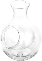Amosfun Japanese Style Glass Liquor Decanter Elegant Wine Dispenser for Home Bar Simple Practical Design to Enhance Drinking Experience for Entertaining Wine Lovers