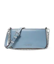 Michael Michael Kors Bryant Small Pebbled Convertible Pochette Bag One size Blue