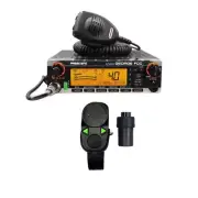 PRESIDENT GEORGE FCC AM/FM CB Radio, BT MIKE BLUETOOTH CB RADIO MICROPHONE Combo