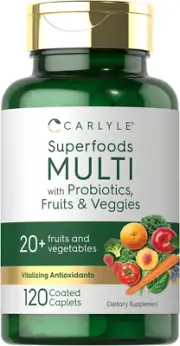 Carlyle Fruits and Veggies Supplement 120 Count
