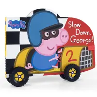 在飛比找露天拍賣優惠-兒童英文繪本 繪本粉紅豬小妹 紙板車輪書 Peppa Pig