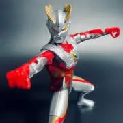 Ultraman Zero Strong Corona Zero. Sound Action Figure. BANDAI. 7inches