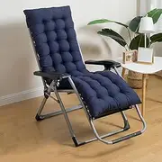 Rocking Chair Cushion, 19x47 inch Tufted High-Backed Rocking Chair Seat Cushion, Non-Slip Pads with Strap for Porch Rocker Outdoor Indoor Office Dining Chairs, Pads, Rock