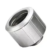 Bitspower Artemis Advanced Multi-Link Fitting For OD 16MM, Sandblast Silver