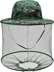 Protection Hat - Mesh Cap, Mesh Cap Against | Head Mesh Cap for Fishing and Hiking, Fishing and Hiking Cap for Men and Women, Foldable Outdoor Fishing Cap with Adjustable Chin Cord