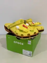 Crocs x SpongeBob SquarePants Classic Clogs Mens Size 11 BRAND NEW w Box Tags