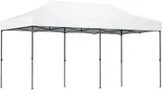 Instahut Gazebo 3x6, Pop Up Camping Tent Marquee Folding White Gazebos Garden Outdoor Wedding Party Canopy Patio, Set of 4 Base Pod Kit Water Resistant and UV PU Coating