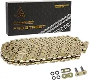 HILAKE 520 Motorcycle Chain 114 Links O-Ring Heavy Duty Drive Chain for Motorcycle Bicycle Go Kart Mini Trail Bike