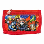 Marvel Avengers Kids Tri-Fold Wallet Coin Holder Bag [Red]