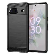 MCC Slim Google Pixel 7 5G Shockproof Soft Carbon Case Cover Skin [Black]