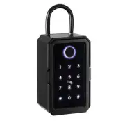 Wall Mount Key Lock Security Box Smart Fingerprint Bluetooth Password IC Card
