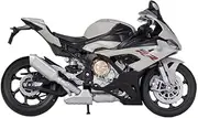 for S1000RR 1:12 Alloy Sports Motorcycle Model Diecast Metal Toy Street Racing Motorcycle Model Collection Gifts Motorcycle Engine Toy Replica Model(Gray)