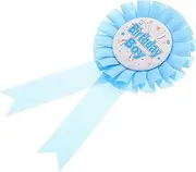 NAMOARLY Happy Birthday Award Pin Decorative Rosette Badge for Shower School Celebrations Birthday Parties Eye Catching Design Festive Essential Unique Party Highlight