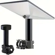 Starlink Mini Roof Rack Mount, 1/4"-20 and 3/8"-16 Threaded Stainless Steels Mount Adapter for Starlink Mini, RV Ladder Mount Suitable for Pipe Diameters of 0.8-1.17in