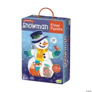 Peaceable Kingdom Shimmery Snowman - 40 piece Floor Puzzle