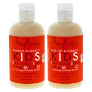 Mango & Carrot Kids Extra-Nourishing Shampoo - Pack of 2 by Shea Moisture for Kids - 8 oz Shampoo