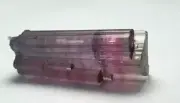 Multi color tourmaline stepwise crystal. N