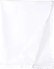 Sweet Dreams Bassinet Cotton Fleece Blanket, White