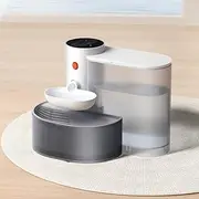 Lovely Caves Wireless Filter Free Cat Water Fountain, Pet Gravity Cat Water Dispenser