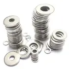 600PCS 304 Stainless Steel Washers Flat Washer Assortment Set Value Kit W/ Case