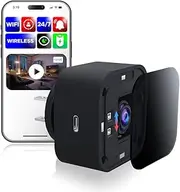 Spy Camera WiFi Wall Power Plug Charger Adapter Hidden Recorder Wireless Night Vision Live Viewing App Adjustable Lens Continuous Monitoring Room Security Nanny Cam