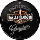 Nostalgic-Art Harley Davidson Genuine Wall Clock, 30cm
