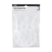Paint Palette Set, 3 Pack - Anko