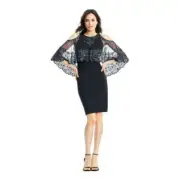 Aidan Mattox Embellished Capelet Twilight Women's Dress Sz 10 NWT$395 D1