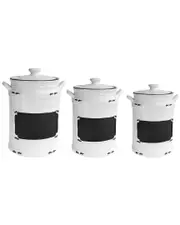 American Atelier Vintage Set of 3 Canisters