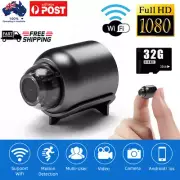 Mini Spy Camera 1080P Hidden Camera Portable Small HD Nanny Cam Night Vision AU