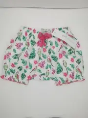 Peek Baby Bloomers - Boutique Shorts - Parrot Floral Design - Size 6-12mo NEW