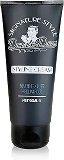 Dapper Dan Signature Style Medium Hold Styling Cream, Hair Styling Cream for Men, Matte Finish & Medium Hold 3.04 fl oz