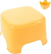 CRILSTYLEO Step Stool Comfortable Ergonomic Small Stool for Boys and Girls Multifunctional Bathroom/Shower Step Sturdy Plastic Design Non-Slip Fun Colors