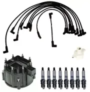 ACDelco Ignition Kit Distributor Rotor Cap Wire & Spark Plugs for GMC G3500 5.7L