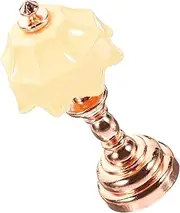 ERINGOGO Dollhouse Miniature Table Lamp 1/12 Scale Miniature Lamp for Boys and Girls Bedside Lamp Design
