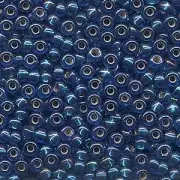 Silver-Lined Capri Blue AB Miyuki Seed Beads 6/0 (6-91025-TB)