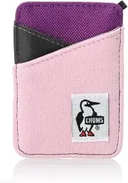 [CHUMS] Tricolor Pass Case Sweat Nylon, Pink, ⁻