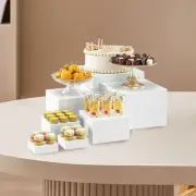7x Buffet Riser Food Riser Cube Display Nesting Riser