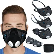 M3 Mesh Nylon Safety Dust Mask, Black, 2X-Large