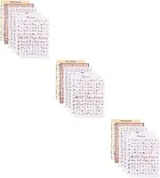 KOMBIUDA 18 Pcs Yoga Poster Crafted Picture Decor Workout Home Accessory Decor for Office Gym Accessories for Women Yoga Chart Yoga Workout Poster Yoga Equipment Gym Posters Home Gym Canvas