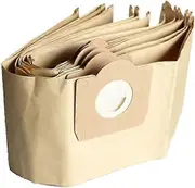 5 Pack Upright Vacuum Cleaner Bags for Karcher WD3, WD 3 Premium, WD3200, WD3500P, A2204, A2534, SE4001, KAR69591300