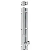 15cm Plain Barrel Bolt, Satin Chrome