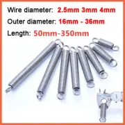 Expansion Spring Wire Dia 2.5/3/4mm Tension Extension Expanding Extending Spring