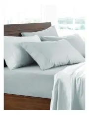 [Logan and Mason] Flannelette Sheet Set in Surf