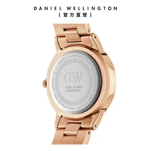 Daniel Wellington 手錶 Iconic Link 36mm/40mm精鋼錶 特調玫瑰金(DW00100210 DW00100344)/ 40mm