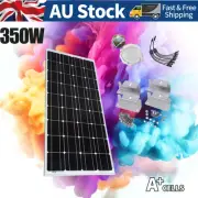 350W Solar Panel Kit 12V Mono 350Watt Caravan Camping Home Battery Charger Power