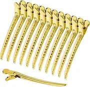 Hair Clips Prong For Hair Metal Hair Clips For Styling Hair Clips For Duckbill Hair Clips Sectioning Clips- Barrettes For Hairdressing Salon Styling Tools Stainless Steel