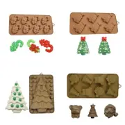 Holiday Silicone Molds for Chocolate Candy Making Christmas Themed Desert Mould